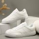 Women's White Lace-up Skate Sneakers - Perfect for Casual Wear!