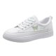 Women's Butterfly Embroidered Skate Shoes, Casual Low Top Sports Shoes, Lightweight Lace-up Sneakers