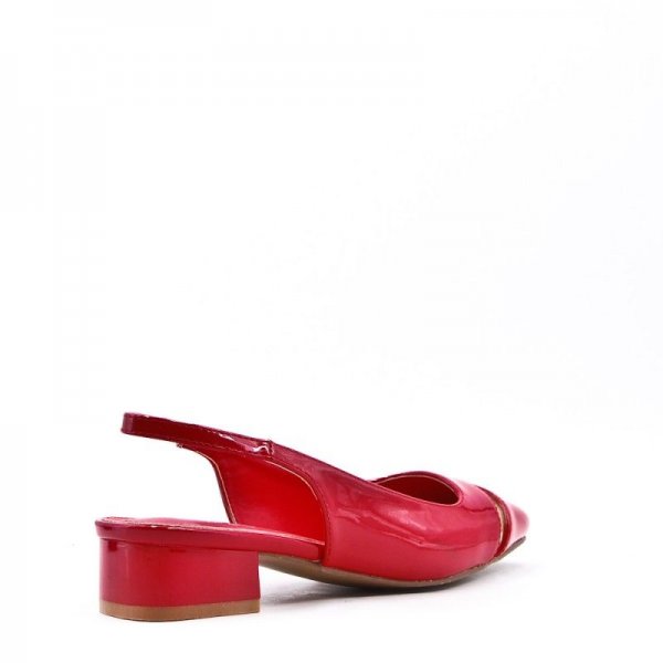 Ballerine confort en simili cuir