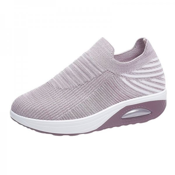 Women's Breathable Slip-on Running Shoes with Air Cushion & Arch Support - Perfect for Casual & Athletic Wear!